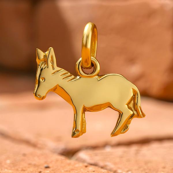 Colgante donkey oro amarillo de 1ª ley(750 milésimas) 