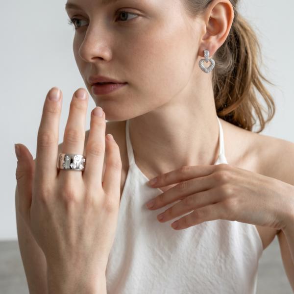 Anillo constelación plata de 1ª ley(925 milésimas) 