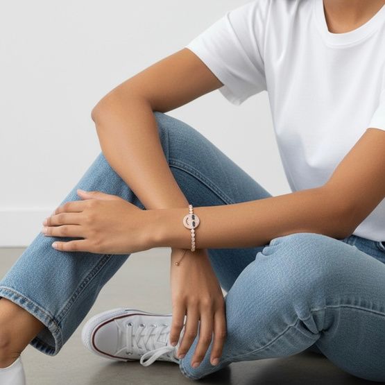 Pulsera plata de 1ª ley(925 milésimas) 