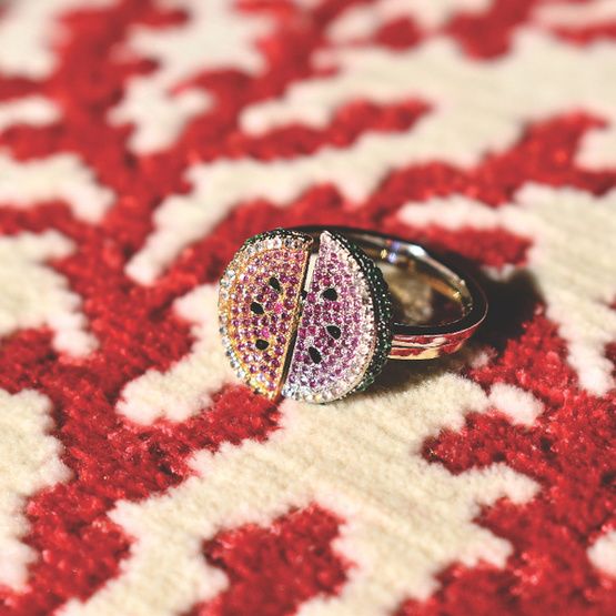 Anillo SANDÍA plata de 1ª ley(925 milésimas) 