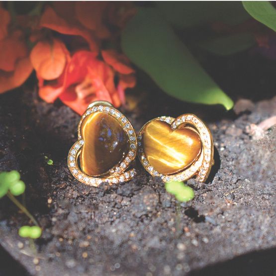 Pendientes AMORE oro de 1ª ley(750 milésimas) 
