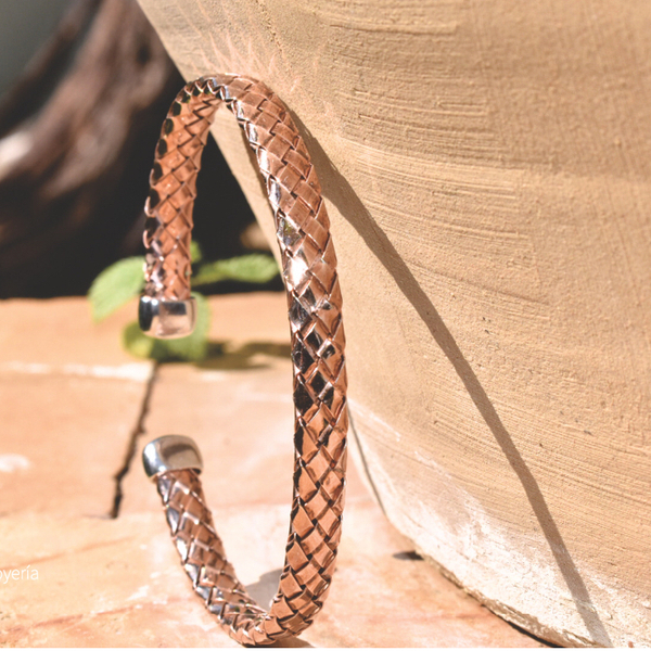 Pulsera CORDE plata de ley 