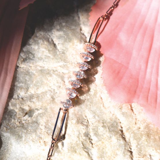 Pulsera Saturno plata de ley