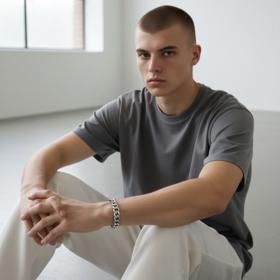 Pulsera lien plata de 1ª ley(925 milésimas)