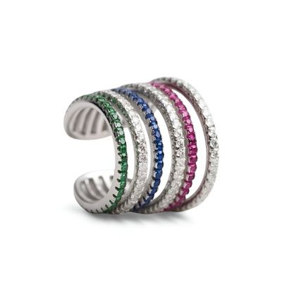 Pendiente SNUG aro plata de 1ª ley(925 milésimas) 