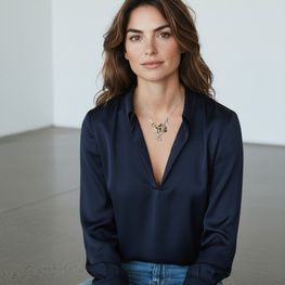 Collar naturaleza plata de 1ª ley(925 milésimas) 