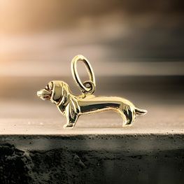 Colgante doggy oro amarillo de 1ª ley(750 milésimas) 