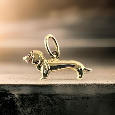 Colgante doggy oro amarillo de 1ª ley(750 milésimas) 