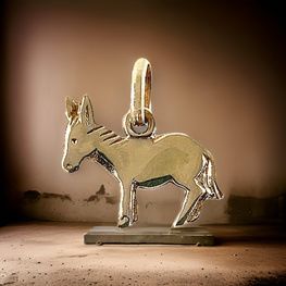 Colgante donkey oro amarillo de 1ª ley(750 milésimas) 