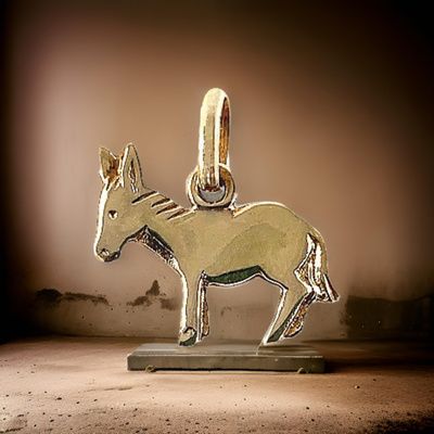 Colgante donkey oro amarillo de 1ª ley(750 milésimas) 