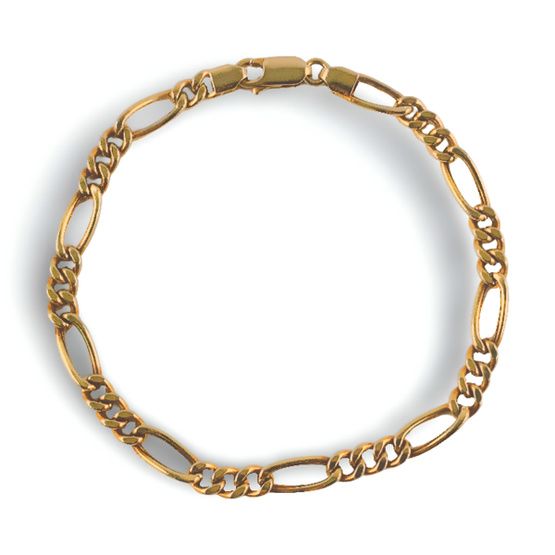 Pulsera eslabones oro amarillo de 1ª ley(750 milésimas) 