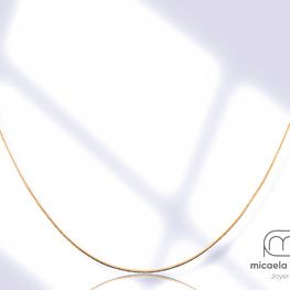 Collar ligne oro amarillo de 1ª ley(750 milésimas)