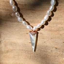 Collar perlas cultivadas plata de 1ª ley(925 milésimas) 