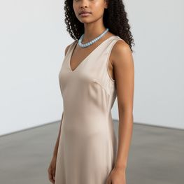 Collar aguamarina natural plata de 1ª ley(925 milésimas) 