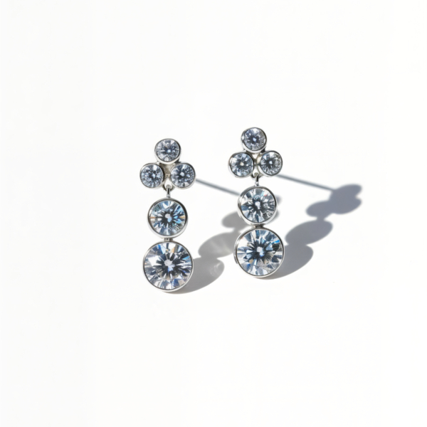 Pendientes plata de 1ª ley(925 milésimas)