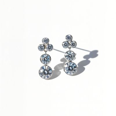 Pendientes plata de 1ª ley(925 milésimas)