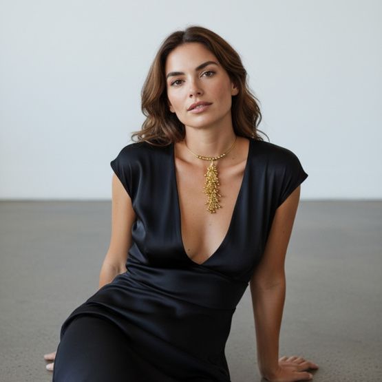 Collar gargantilla plata de 1ª ley(925 milésimas) 