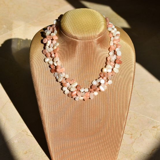 Collar carneola natural