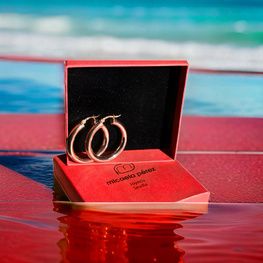 Pendientes aros plata de 1ª ley(925 milésimas) 