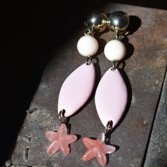 Pendientes esmalte plata de 1ª ley(925 milésimas) 