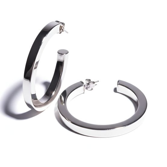 Pendientes aros plata de 1ª ley(925 milésimas) 