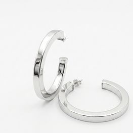 Pendientes aros plata de 1ª ley(925 milésimas) 