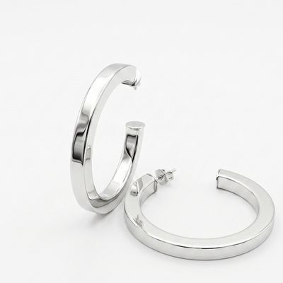 Pendientes aros plata de 1ª ley(925 milésimas) 