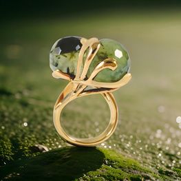Anillo MONDE VERT oro amarillo de 18k