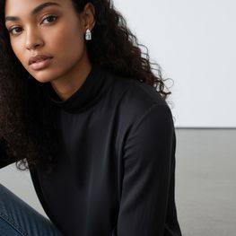 Pendientes de plata de 1ª ley(925 milésimas) con terminación de oro blanco y piedras en tonalidad diamante fancy