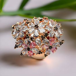 Anillo ánthos plata de 1ª ley(925 milésimas)