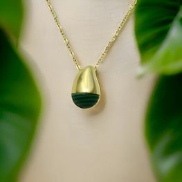 Collar colgante de plata de 1ª ley(925 milésimas) bañado en oro amarillo de 18k