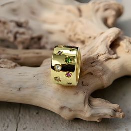 Anillo constelación plata de 1ª ley(925 milésimas) 