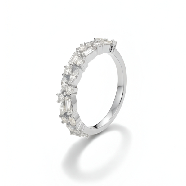 Anillo de plata de 1ª ley(925 milésimas) 