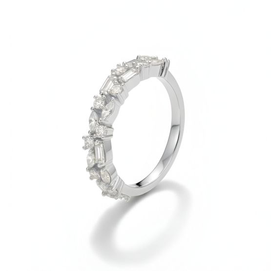 Anillo de plata de 1ª ley(925 milésimas) 