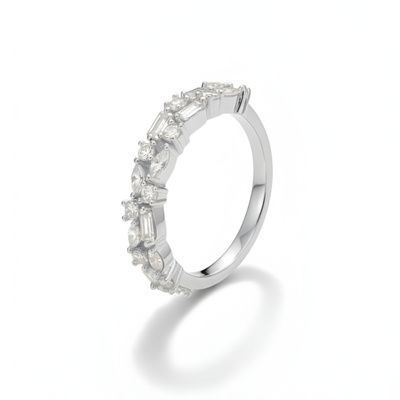 Anillo de plata de 1ª ley(925 milésimas) 