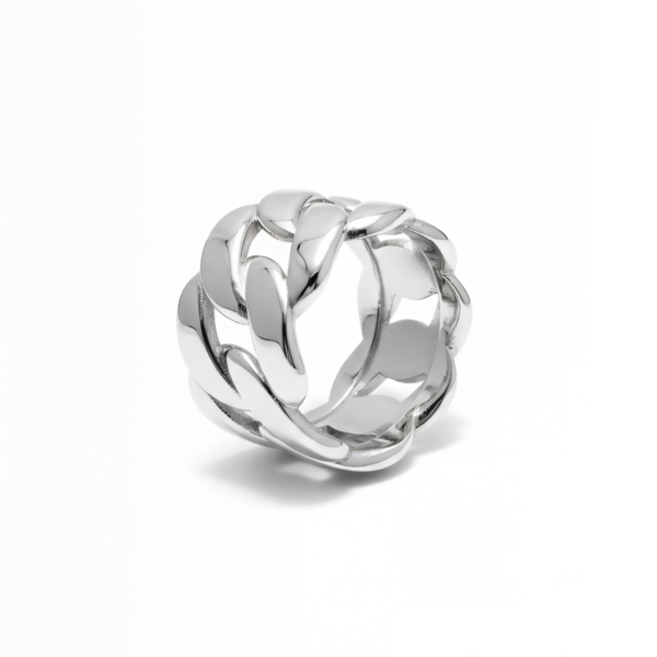 Anillo de plata de 1ª ley(925 milésimas)