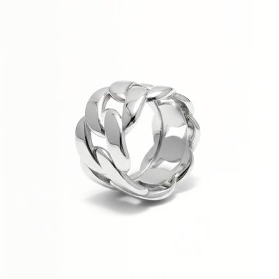 Anillo de plata de 1ª ley(925 milésimas)